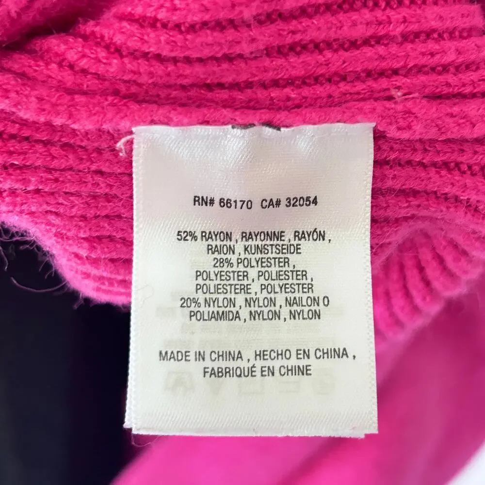 Anthropologie Moth Brenta Sweater Women's Cowl‎ Neck Oversized Tunic Pink Medium
